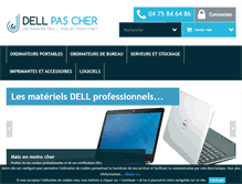 Tablet Screenshot of dell-pas-cher.com